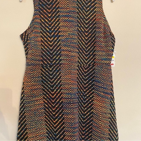 Bar III Black and Multi Colored Dress Size Medium NWT - Picture 5 of 15